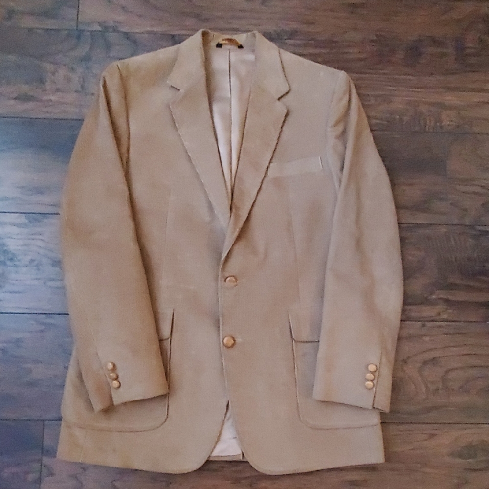 Haggar, Khaki Colored, Corduroy Blazer